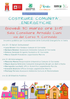 Costruire Comunità Energetiche - locandina