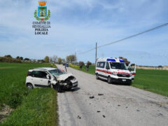 Incidente in via Fiorini a Senigallia