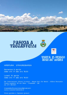 Volantino Aperture Pasquali Museo Nori De' Nobili di Trecastelli