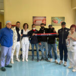 Sciarpa della Vigor Senigallia in regalo ai nuovi nati all'ospedale