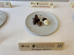 Primo premio a Tiziano Cianci - Concorso enogastronomico "Michele Baron piccolo Mozart della cucina"