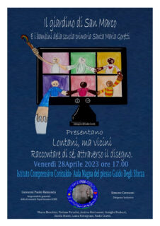 Lontani, ma vicini. Raccontare di sé attraverso il disegno - locandina