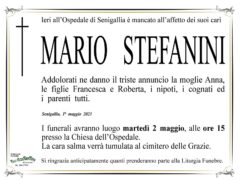 Necrologio di Mario Stefanini