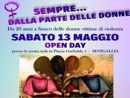 Open Day promosso dall'associazione "Dalla parte delle donne"