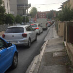 Code e traffico in via Cilea