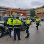 Falchi della Rovere impegnati durante maltempo del 16 maggio 2023