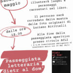 Passeggiata letteraria dietr al dom' - locandina