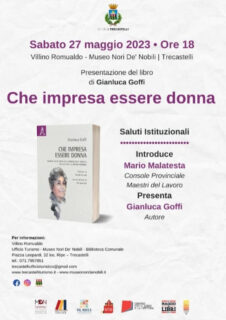 Che impresa essere donna - Presentazione a Trecastelli - locandina