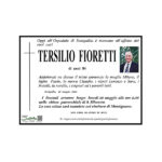 Necrologio Tersilio Fioretti