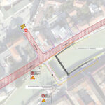 Posa ponte ciclopedonale: modifiche viabilità su via Rossini e via Montenero