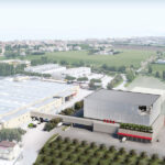 Rendering nuova centrale frigorifera Orto Verde a Senigallia