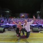 Anna Pettinelli e Biagio Antonacci in piazza Garibaldi per RDS Summer Festival