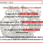 Eventi in programma a luglio alla Chiesa della Croce