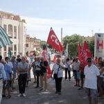Sit-in sindacati davanti all'ospedale di Senigallia