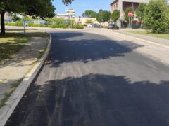 Rifacimento degli asfalti in zona Cesanella