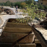 Danni a ponte su strada dell'Acquasanta