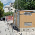 Casotto dell'Enel in via Bovio