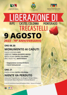 79esimo anniversario della Liberazione di Trecastelli - locandina