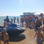 Moto d'acqua della Polizia a Senigallia