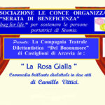 La rosa gialla - Spettacolo di beneficenza ad Arcevia