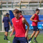 Mancini in allenamento con i compagni della Vigor Senigallia