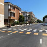 Dopo i lavori di sistemazione della strada Corinaldese a Borgo Ribeca