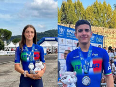 Alice Sorcionovo e Alessio Piergigli ai Mondiali 2023 di pattinaggio corsa