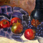 Natura morta con melograni e uva - Nori de' Nobili