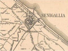 Mappa storica di Senigallia tra '800 e '900