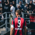 Denis Pesaresi con la 9 della Vigor Senigallia