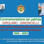 Commemorazione di Girolamo Simoncelli