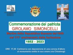 Commemorazione di Girolamo Simoncelli
