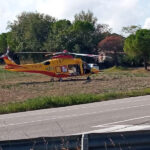 Ciclista cade a terra tra San Silvestro e Castellaro: soccorso da eliambulanza