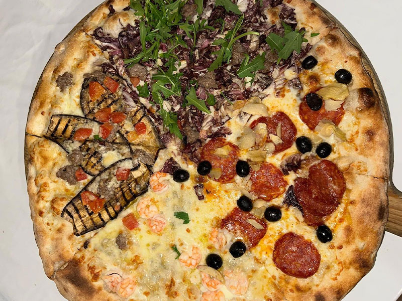 Pizza maxi - Ristorante L'isola che non c'è - Senigallia