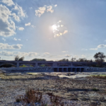 Lavori alla foce del fiume Cesano