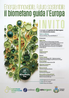 Convegno sulla gestione dei rifiuti organici e della bioeconomia circolare a Ostra - locandina