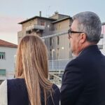 Giorgia Meloni e Massimo Olivetti