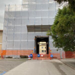 Lavori su porta Mazzini a Senigallia