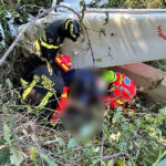 Aereo ultraleggero caduto nel greto del fiume Cesano a Trecastelli