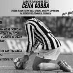 Locandina della "Cena gobba"