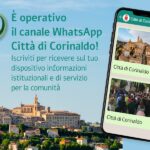 Canale WhatsApp creato dal Comune di Corinaldo