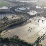 Rottura degli argini del Misa sotto Villa Castracane e nell'ansa antistante la vasca di espansione di Brugnetto