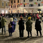 Manifestazione donne in piazza Roma il 27 novembre 2023