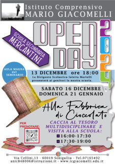 Open Day 2024 IC Giacomelli - Scuola Mercantini