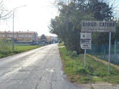 L'ingresso a Borgo Catena
