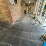 Lavori alla scuola dell'infanzia Collodi di Senigallia