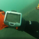 Sommozzatori dei Vigili del Fuoco trovano container in mare davanti al porto di Senigallia