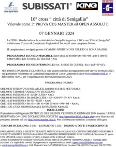 16° cross "Città di Senigallia"