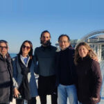 Gianmarco Tamberi a Senigallia con sindaco e assessori