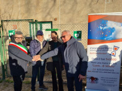 Inaugurazione defibrillatore DAE presso bocciodromo via Rovereto